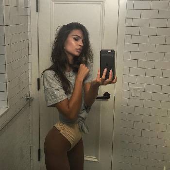 beautiful brunette in underwear